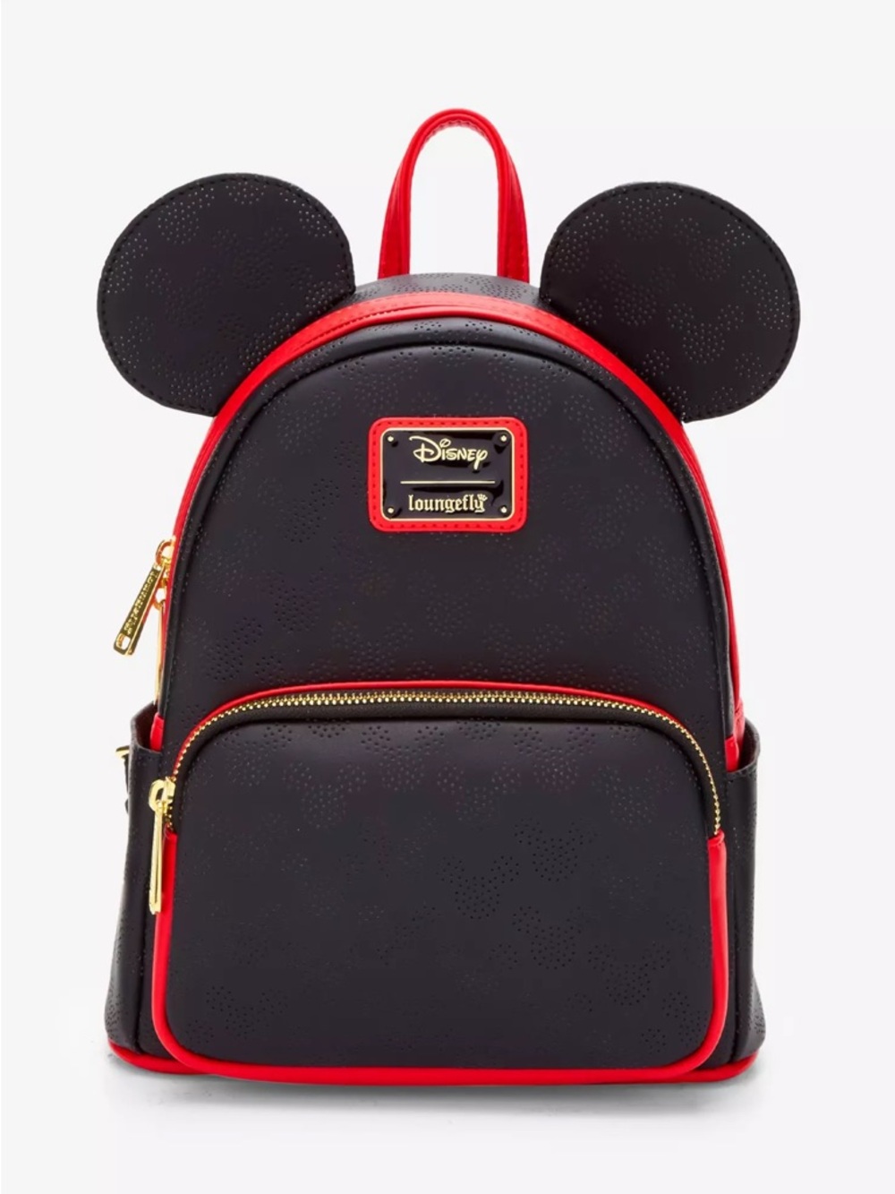 SOLD OUT Loungefly Disney Mickey Mouse Ears Mini Backpack, Red & Black